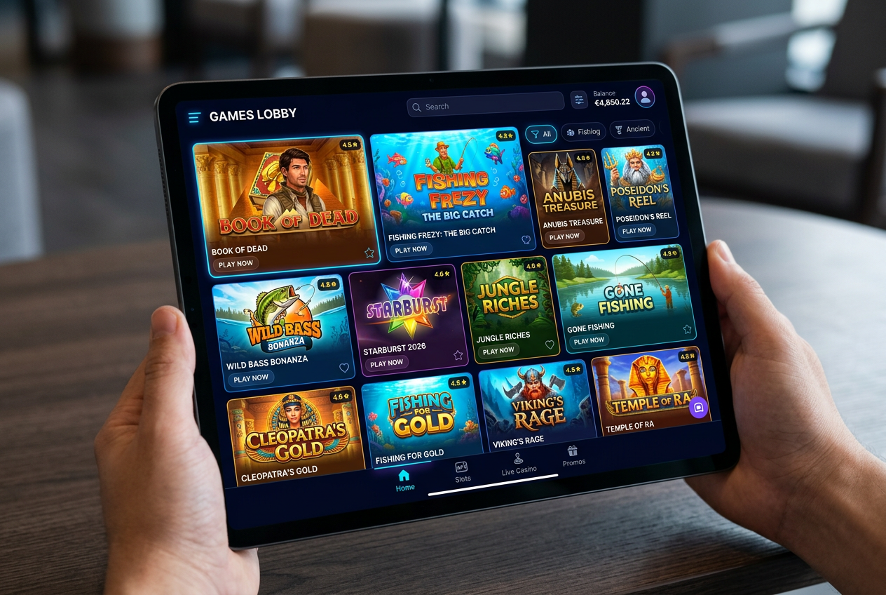 Selection of popular slot games for bonus wagering